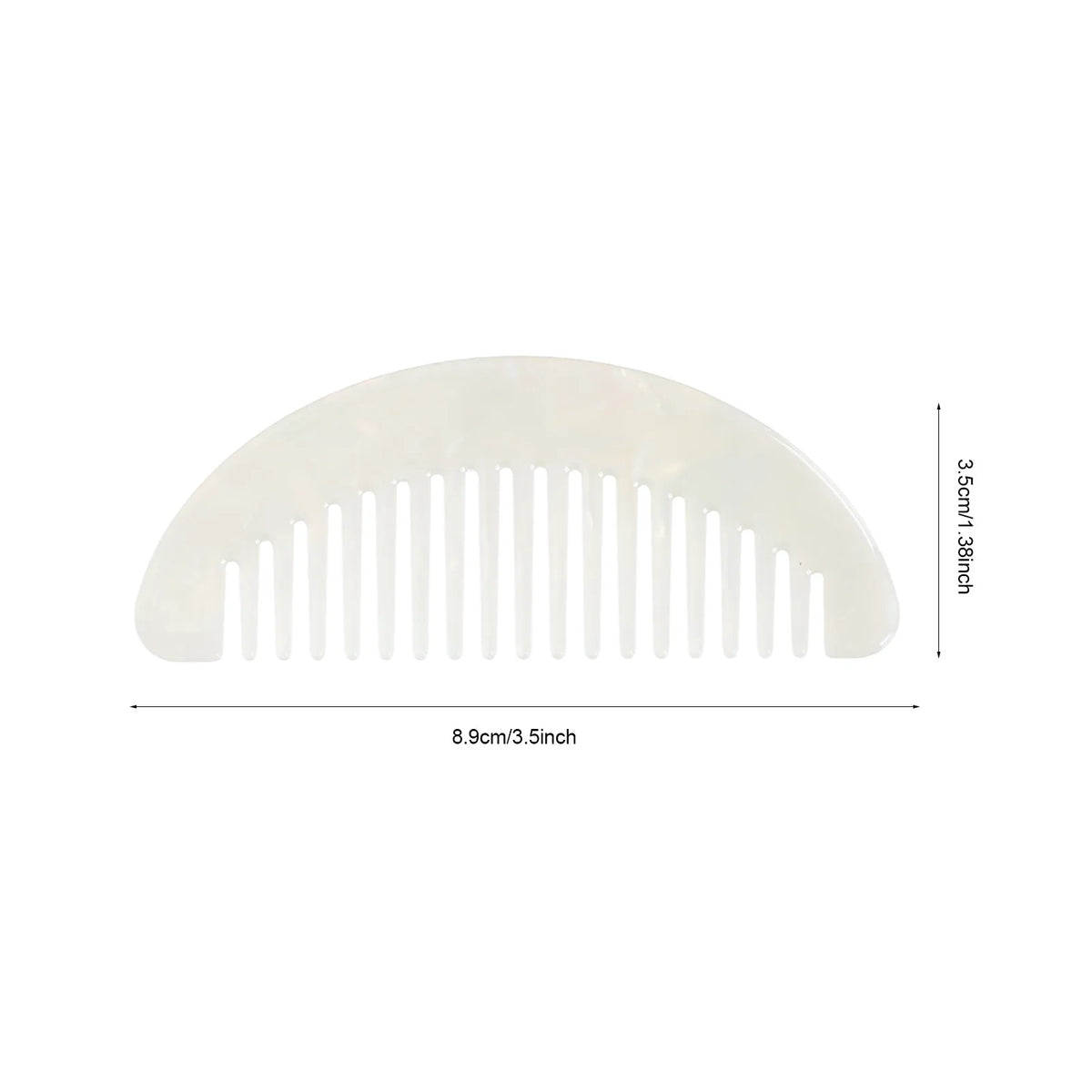 2-Pack Wide Tooth Acetate Hair Combs | Anti-Static Travel Wide Tooth Hair Comb QXL