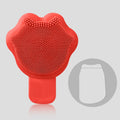Cat Paw Silicone Blackhead Remover | Non-Slip Handle Tool Blackhead Remover Tool QXL Red