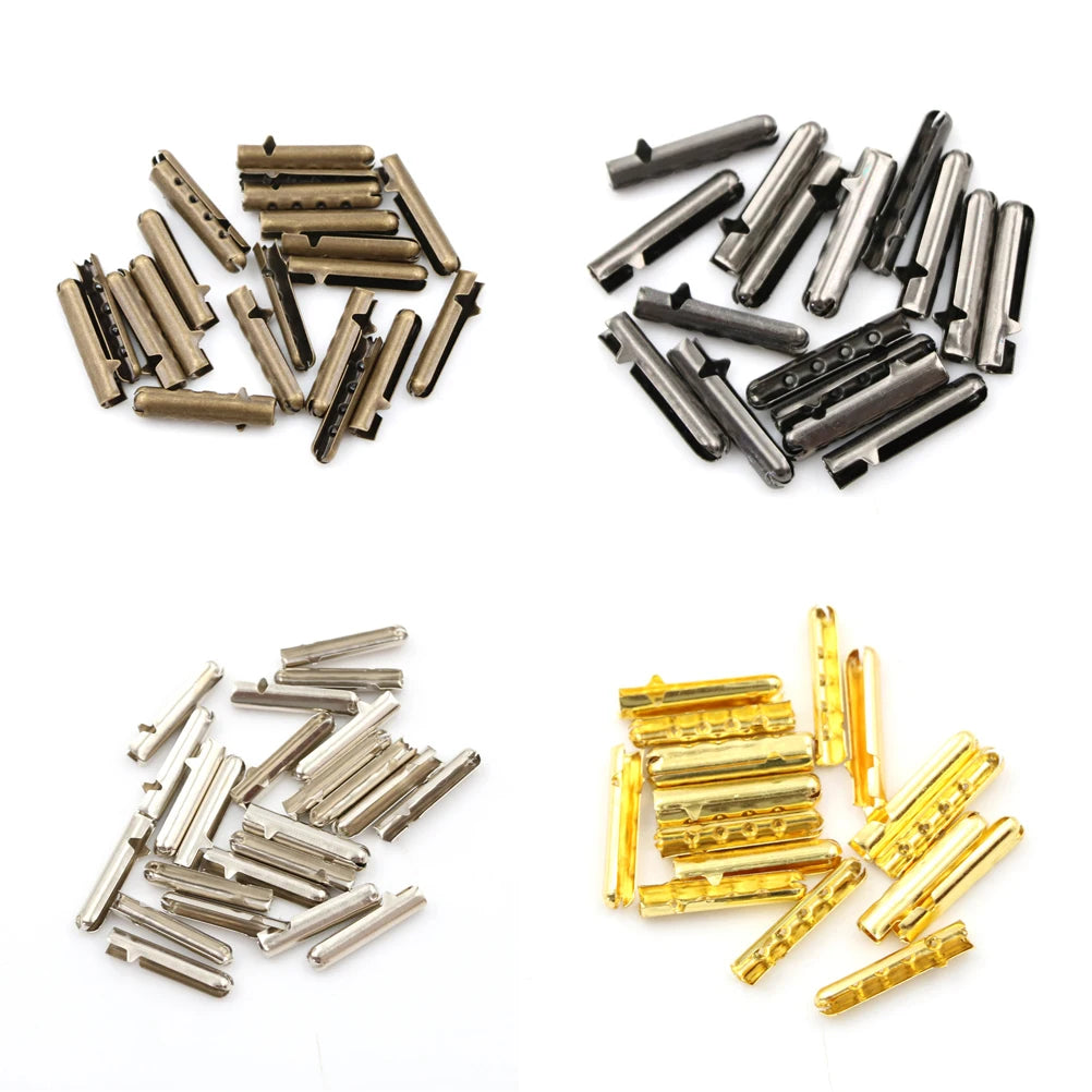 10-Pack Metal Shoelace Aglet Tips | DIY Repair & Craft Shoelace Aglet Tips QXL