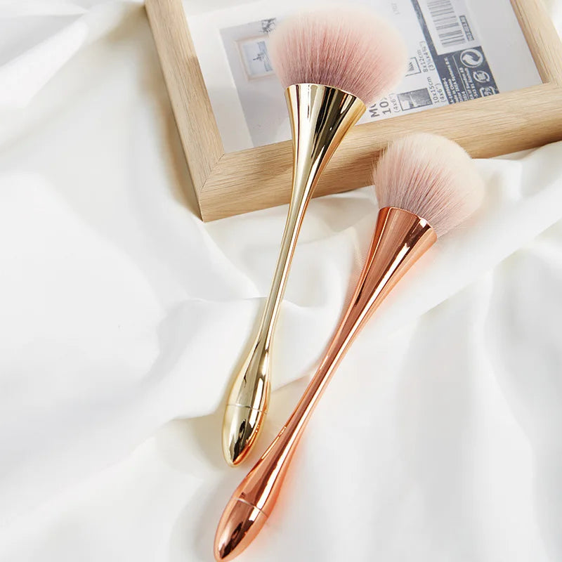 Rose Gold Large Powder Blush Brush | Professional Makeup Tool Powder Blush Brush QXL