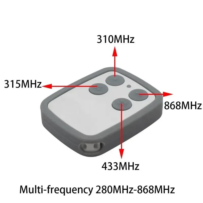 4-in-1 Universal Garage Door Remote | 280–868MHz Duplicator Remote Control Duplicator QXL