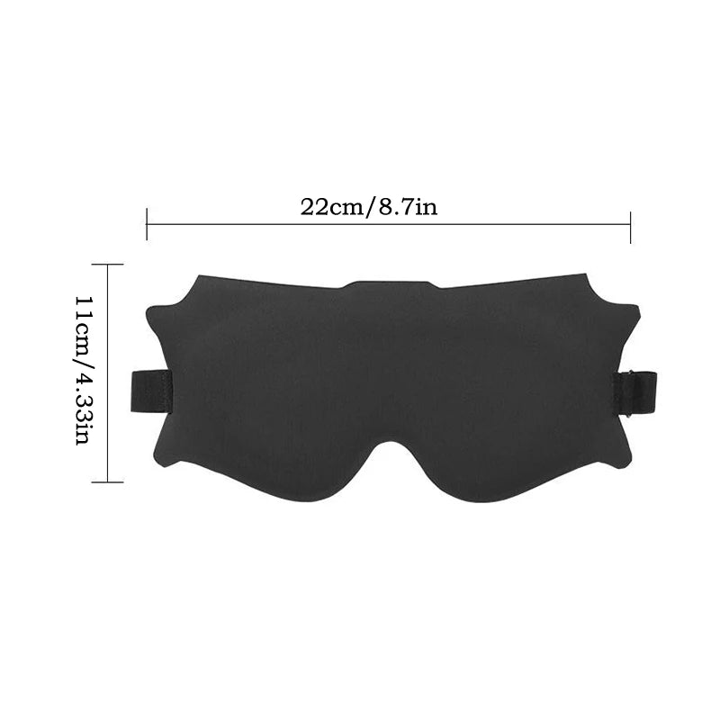 3D Contoured Sleep Mask – Memory Foam Eye Mask for Travel Sleep Eye Mask QXL