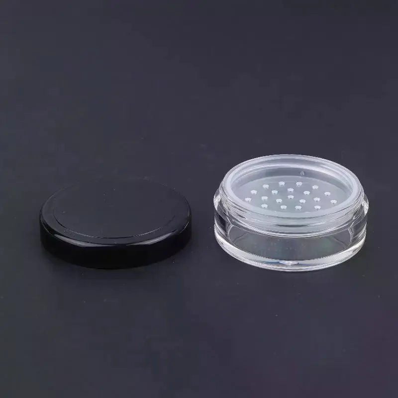 5g Empty Loose Powder Pot with Sifter & Puff | Travel Jar Loose Powder Jar QXL