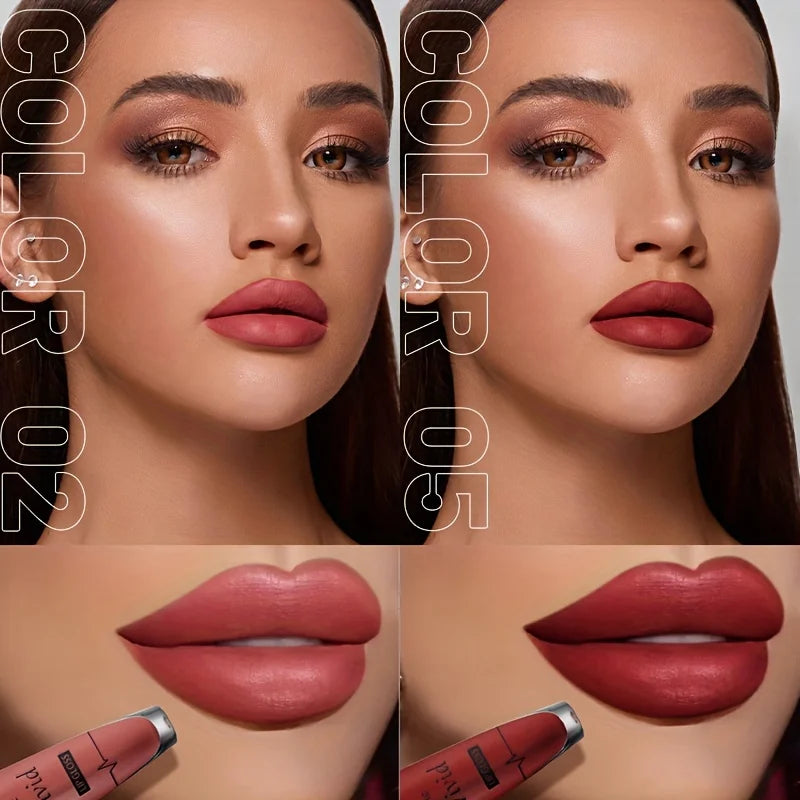 High-Pigmented Matte Lip Glaze | Long-Lasting Liquid Lipstick Liquid Lipstick QXL