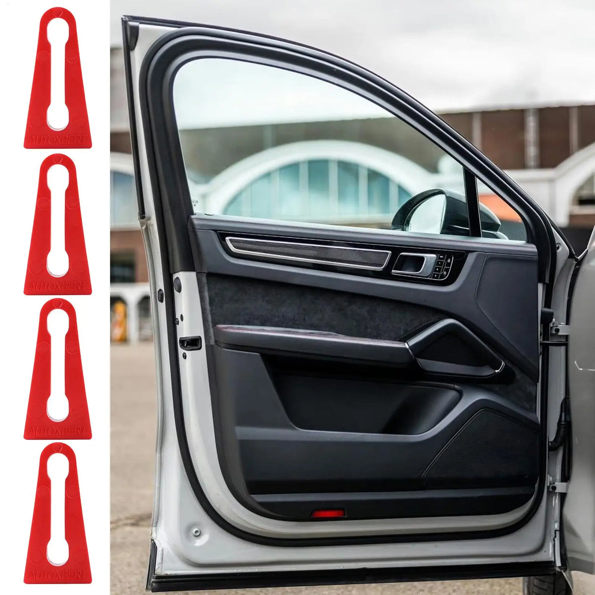 4-Pack Car Door Lock Sound Deadening Rubber Damper Cushion Car Door Damper QXL