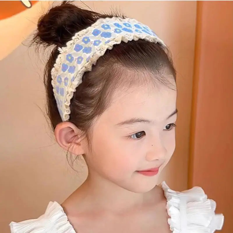 Girls' Floral Magic Hair Clip Headband | Soft & Adjustable Girls Hair Clip QXL