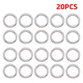 M14 Copper Oil Drain Plug Crush Washers 14x20mm | 10/20-Pack Oil Drain Washer QXL B 20PCS