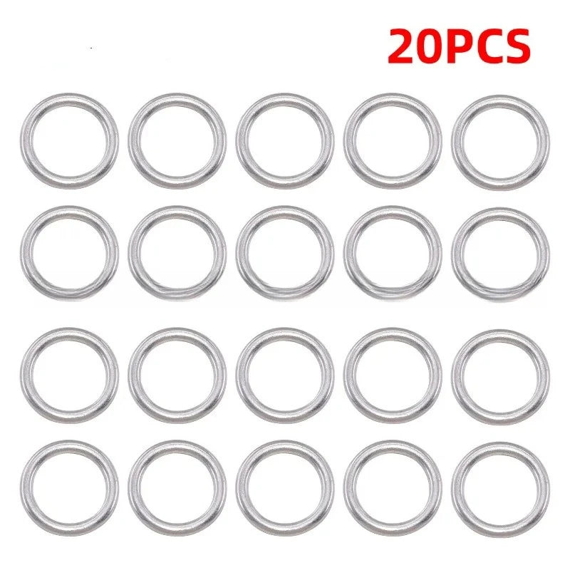 M14 Copper Oil Drain Plug Crush Washers 14x20mm | 10/20-Pack Oil Drain Washer QXL B 20PCS