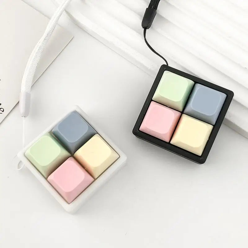 Keyboard Key Fidget Toy | 2, 3 & 4 Key Button Desk Toy Fidget Desk Toy QXL