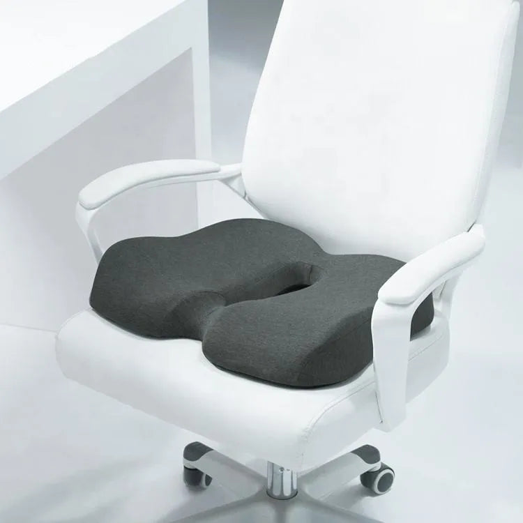 Memory Foam Seat Cushion | Ergonomic Sit Bone Support Memory Foam Cushion QXL
