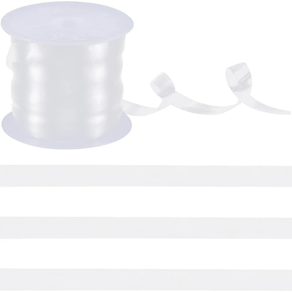 11 Yards Clear Elastic Strap 8mm | Transparent DIY Bra Band Elastic Sewing Trim QXL
