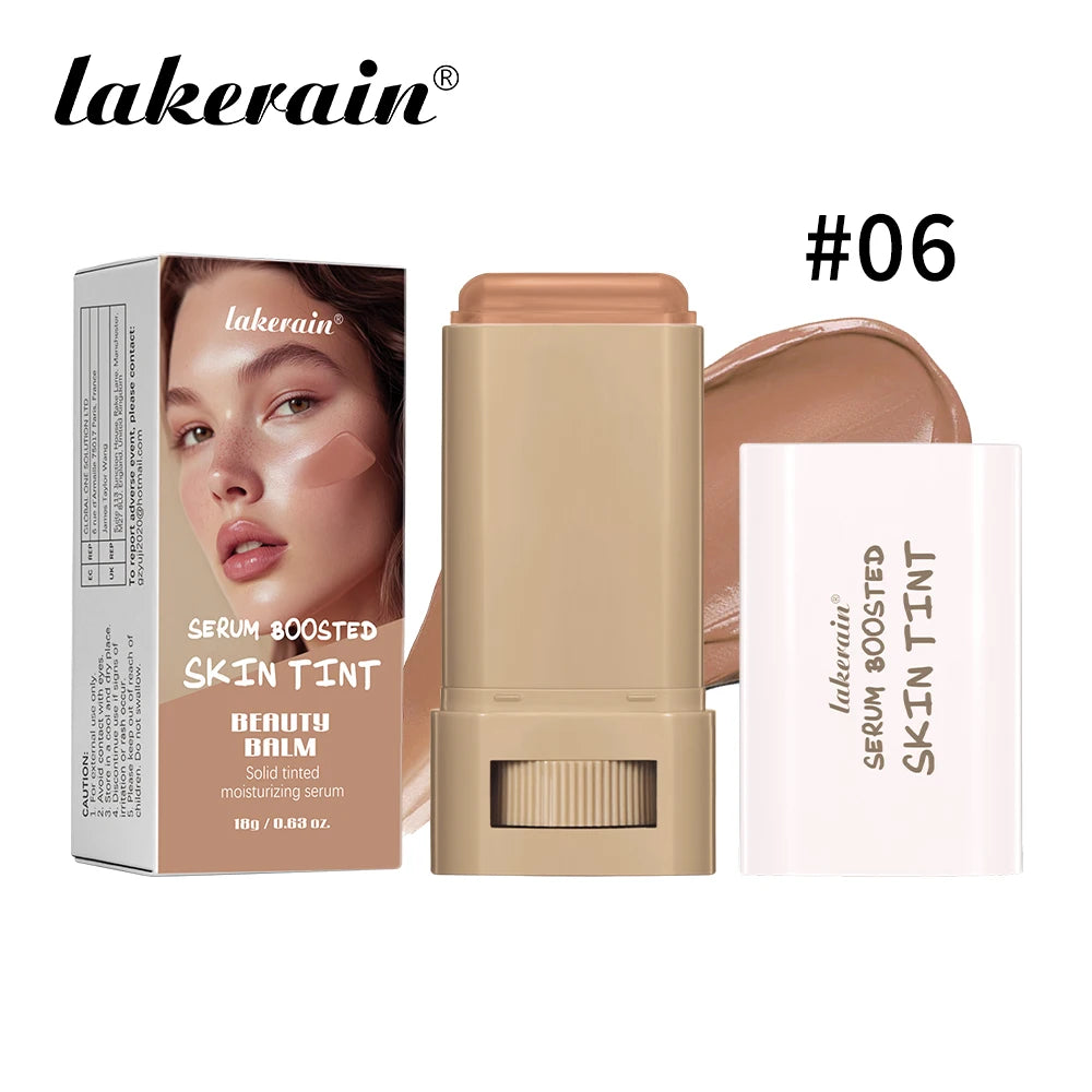 Serum Boosted Skin Tint Foundation Stick | Full Coverage Foundation Stick QXL 6for oily skin