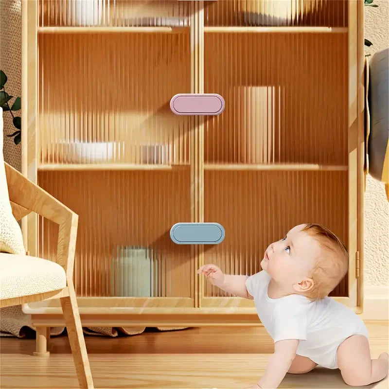 Invisible Magnetic Cabinet Locks 3-Pack | Baby & Child Safety Child Safety Lock QXL