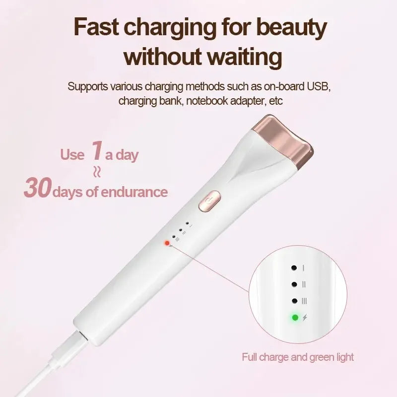 5D Heated Electric Eyelash Curler | USB-C, 3 Temps, All-Day Curl Electric Eyelash Curler QXL