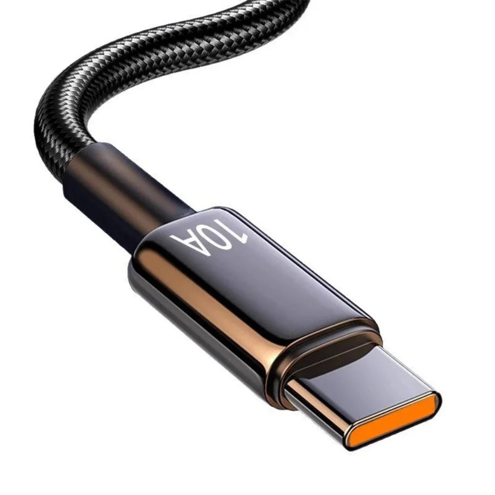 120W USB-A to USB-C Braided Fast Charging Cable 1–3m USB-C Charging Cable QXL