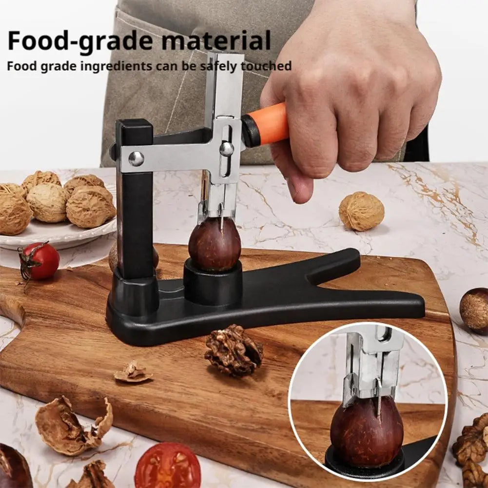 Chestnut Cutter & Nutcracker | Non-Slip Handle Nut Sheller Nut Cracker Tool QXL