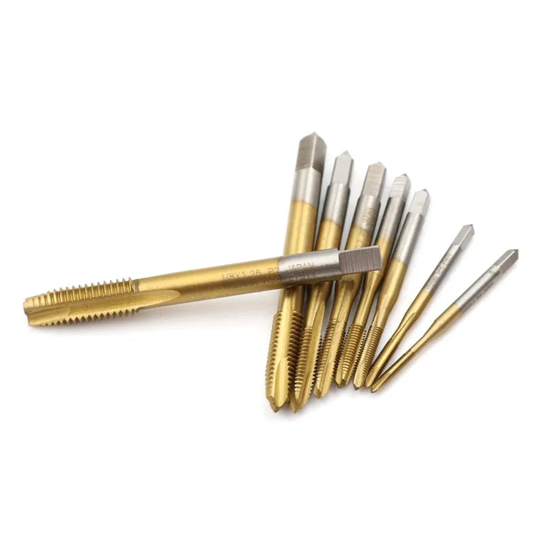HSS Straight Flute Plug Thread Tap M2–M8 | Metric Tap Set Screw Thread Tap QXL