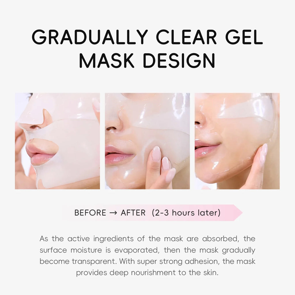 LAIKOU Sakura Collagen Jelly Mask 30g – Hydrating Gel Face Mask Collagen Gel Face Mask QXL