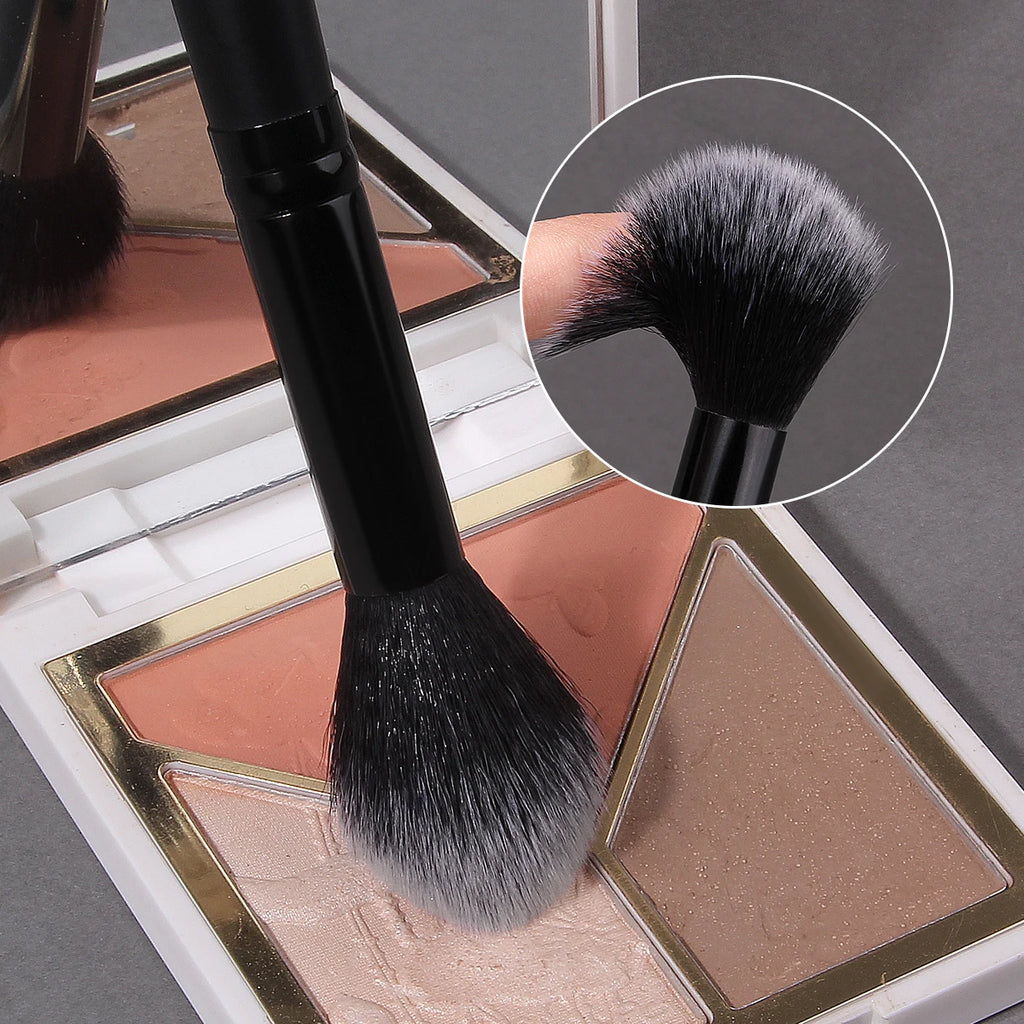 KOSSHOW Blush & Highlighter Brush | Soft Gradient Bristles Makeup Brush QXL