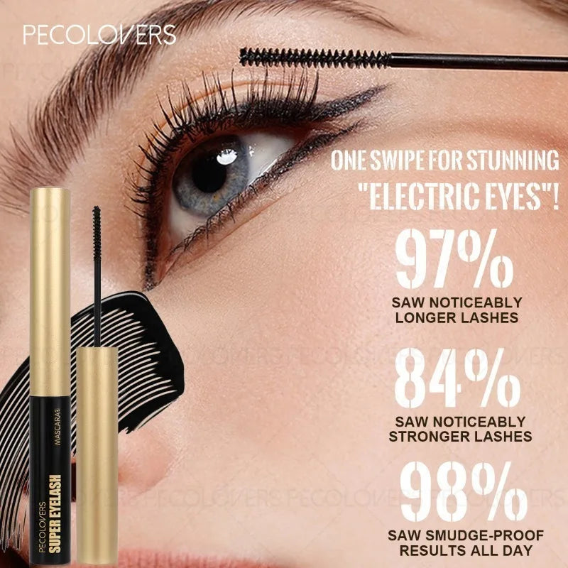 PECOLOVERS Black Mascara – Volumizing & Lengthening Lashes Mascara QXL