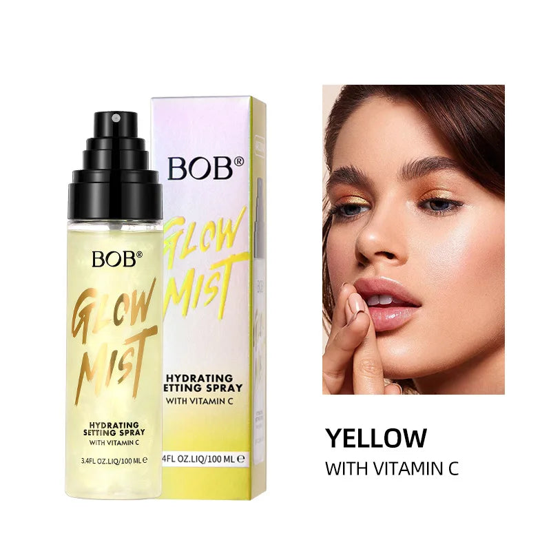 Glitter Setting Spray – Waterproof, Matte & Long-Lasting 100ml Makeup Setting Spray QXL 046229W-yellow 100ml