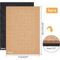 8-Pack Self-Adhesive A4 Cork Sheets 1mm | Coasters & DIY Decor Cork Craft Sheets QXL AECH04-11534