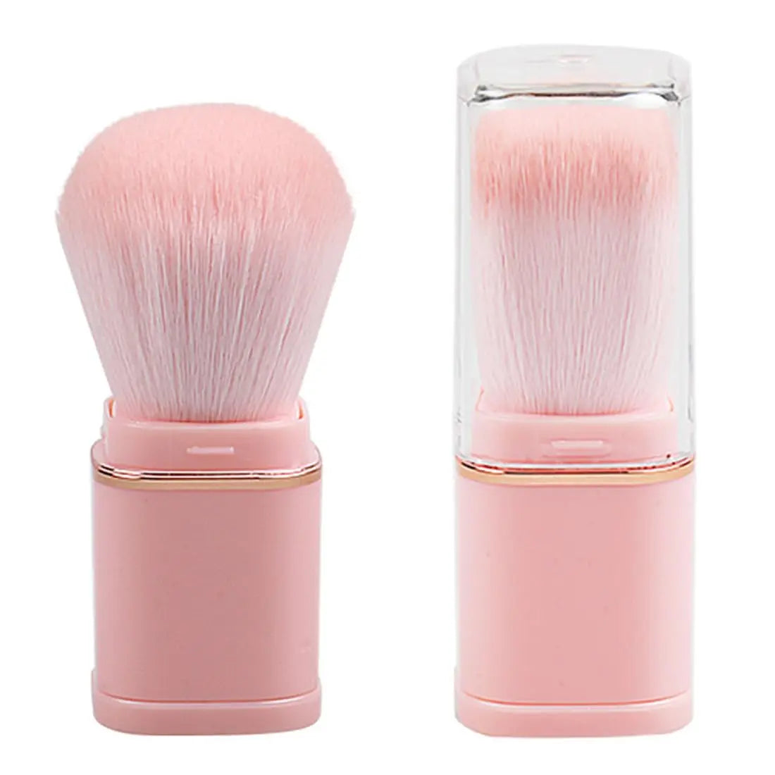 Retractable Makeup Brush | Foundation Contour Bronzer Retractable Makeup Brush QXL Pink