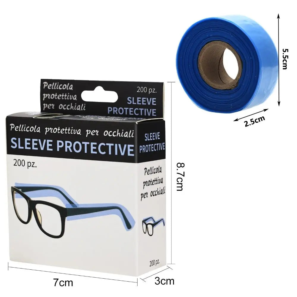200-Pack Disposable Eyeglass Temple Covers | Hair Dye Protector Eyeglass Temple Covers QXL