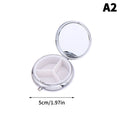 Waterproof Metal Pill Box | 2/3 Compartment Travel Case Travel Pill Organizer QXL A2