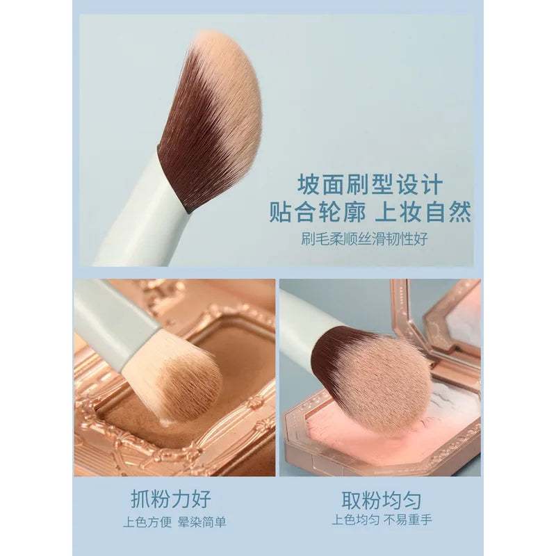 10-Piece Synthetic Makeup Brush Set for Beginners Makeup Brush Set QXL
