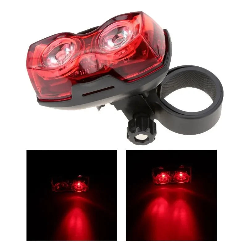 LED Bike Tail Light | IPX5 Waterproof Red Rear Safety Light Bike Tail Light QXL