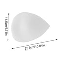 Baseball Cap Shaper Insert & Sweat Liner | Foldable Reusable Cap Shaper Insert QXL White