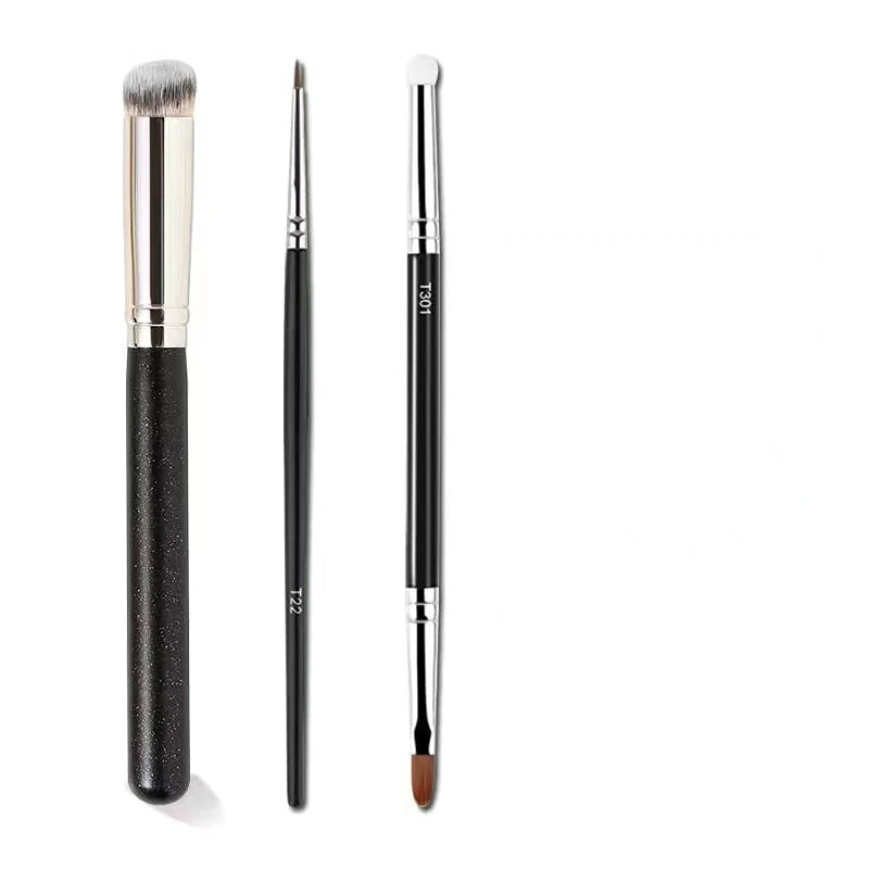 Foundation Concealer & Contour Brush Set – 1/3 Pcs Blending Makeup Brush Set QXL