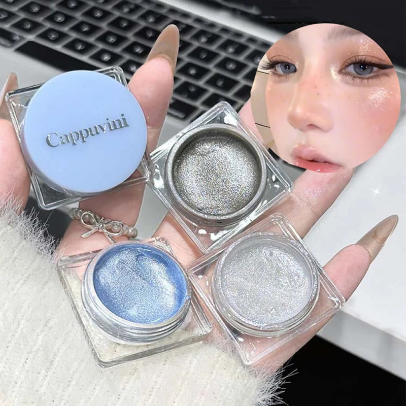 6-Color Shimmer Liquid Highlighter | Glitter Glow Face & Body Liquid Highlighter QXL