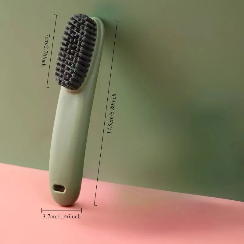 Long Handle Soft Bristle Shoe & Laundry Cleaning Brush Shoe Cleaning Brush QXL