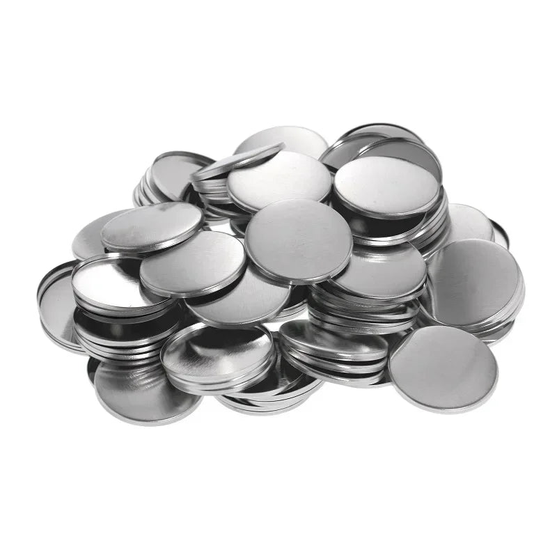 100-Pc DIY Fridge Magnet Button Parts | Badge Maker Supplies Badge Maker Parts QXL