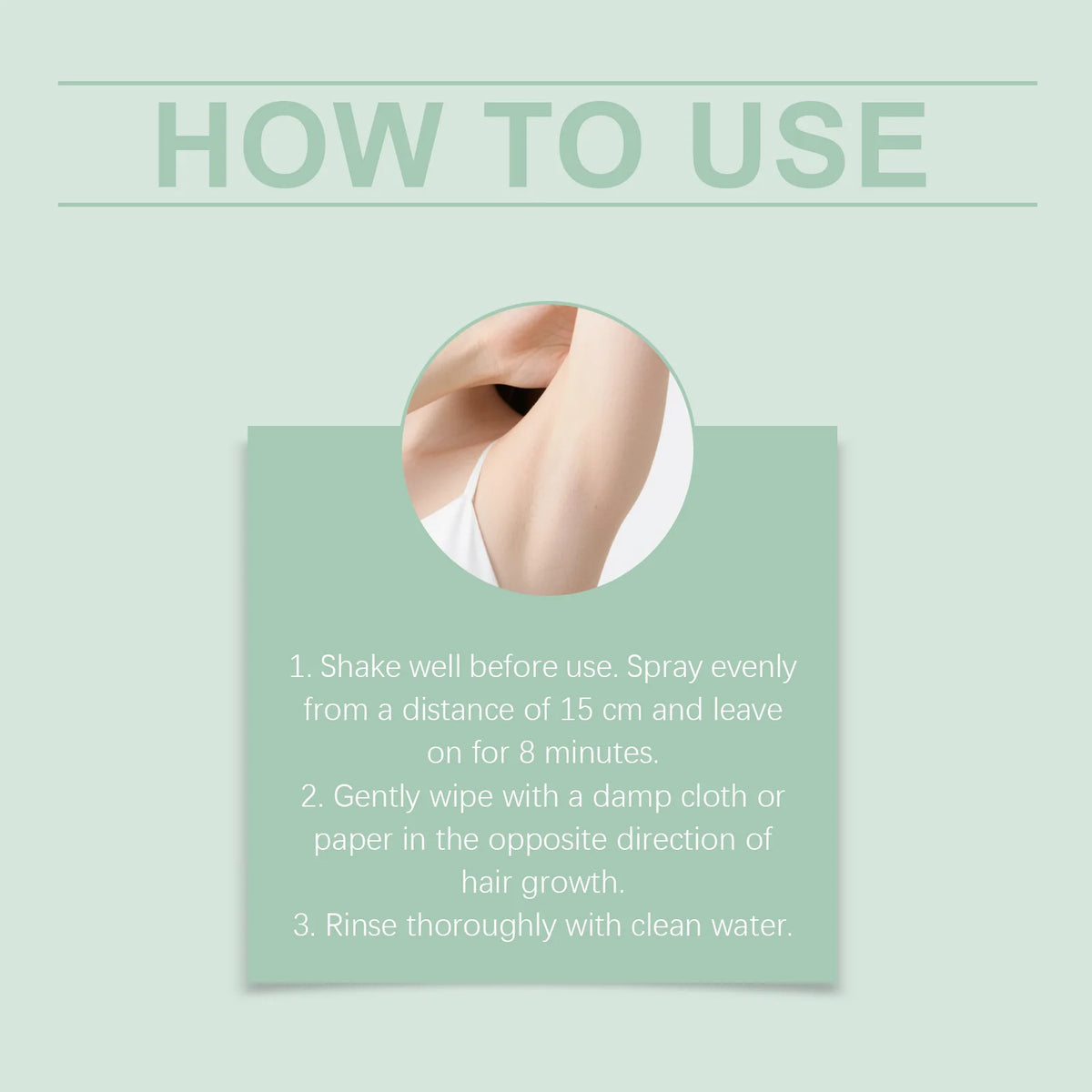 Hair Removal Mousse Spray | Gentle Depilatory Cream 60ml Depilatory Mousse Spray QXL
