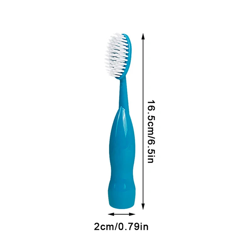 Big Head Toothbrush | Soft Bristle Deep Clean Manual Brush Manual Toothbrush QXL