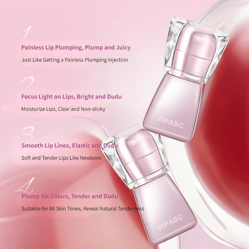 Water Light Crystal Gloss Lip Tint | Hydrating Mirror Finish Lip Gloss Tint QXL