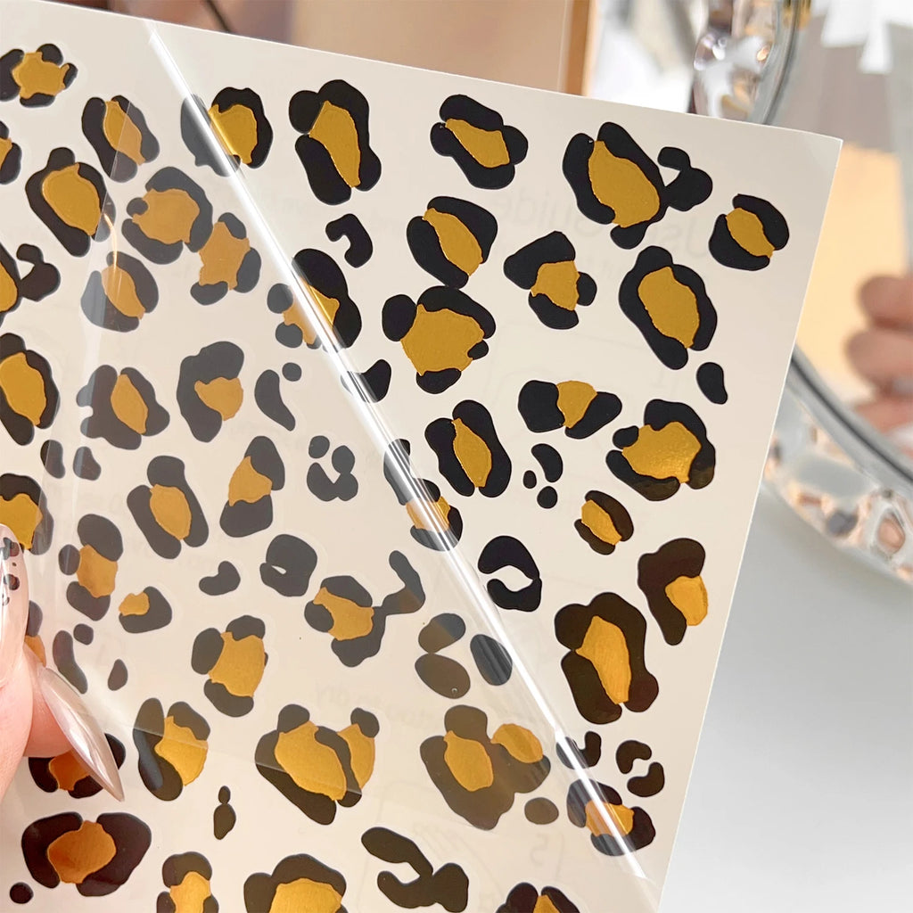 Leopard Print Temporary Tattoo Stickers | Waterproof Face & Body Temporary Tattoo Sticker QXL
