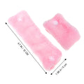 6-Pack Coral Fleece Heatless Sleeping Hair Rollers for Women Sleeping Hair Rollers QXL Pink