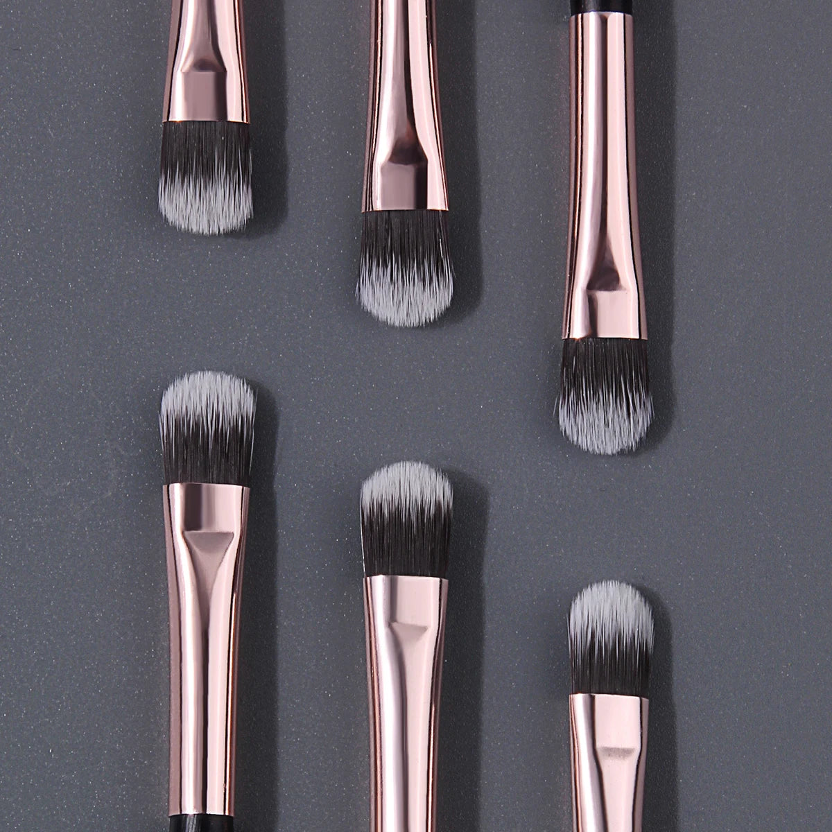 KOSSHOW 6-Pc Eyeshadow Detail Brush Set | Wood Handle Eyeshadow Detail Brushes QXL