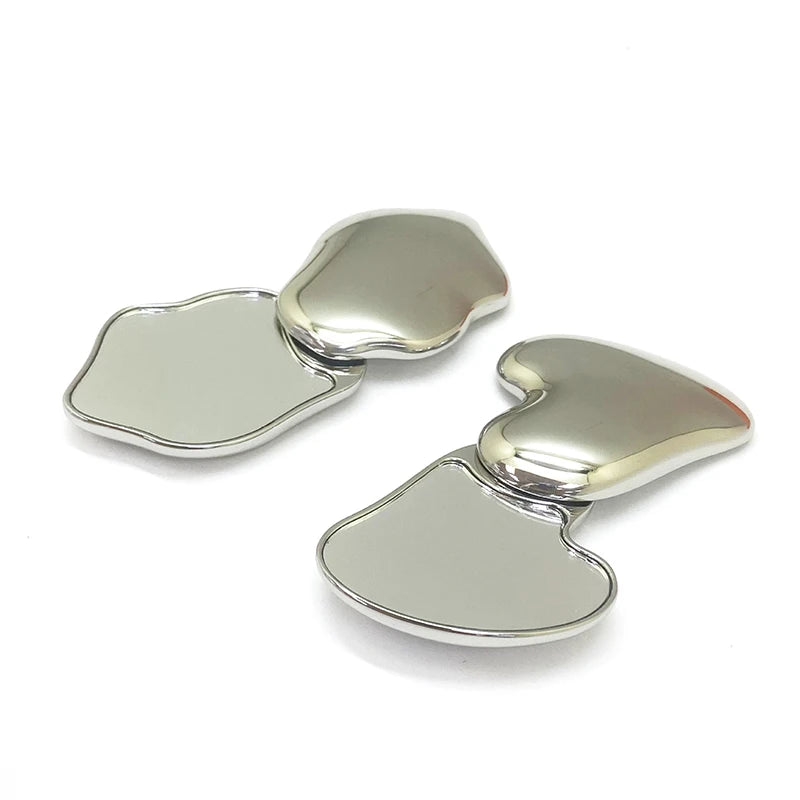 Heart Shape Portable Makeup Mirror | Handheld Cosmetic Mirror Handheld Makeup Mirror QXL