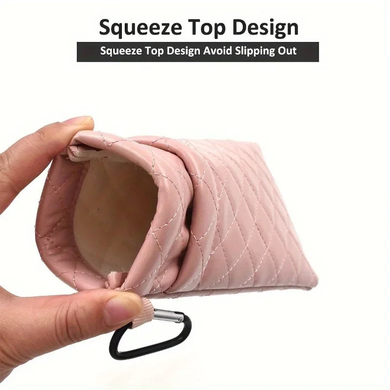 Double-Layer Leather Soft Glasses Storage Bag | Eyewear Case Eyewear Storage Case QXL