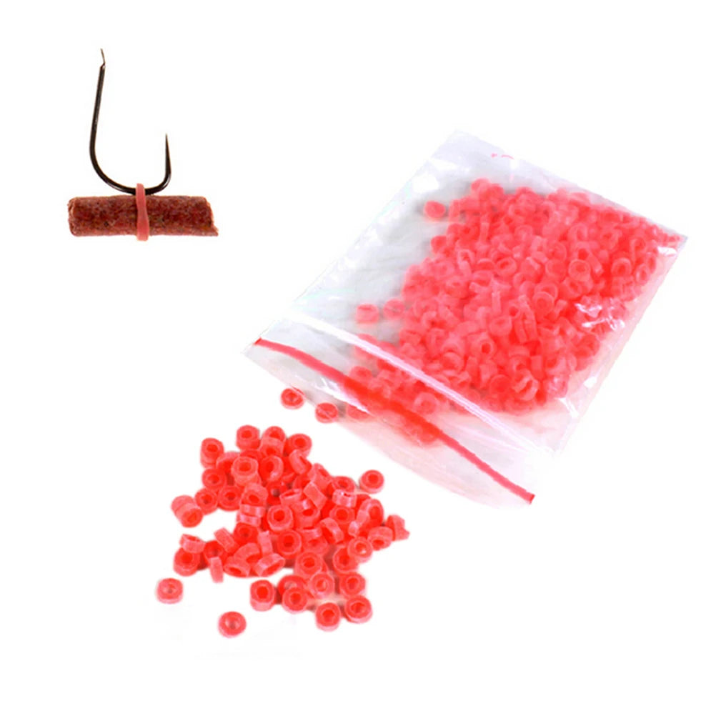 2000-Pack Rubber Fishing Bait Bands | 3mm–10mm Elastic Fishing Bait Bands QXL