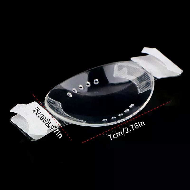 10-Pack Clear Self-Adhesive Eye Shield Covers with Vent Holes Eye Shield Cover QXL