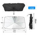 Foldable Car Windshield Sunshade Umbrella | UV Sun Protection Car Windshield Sunshade QXL 1pcs Large -3