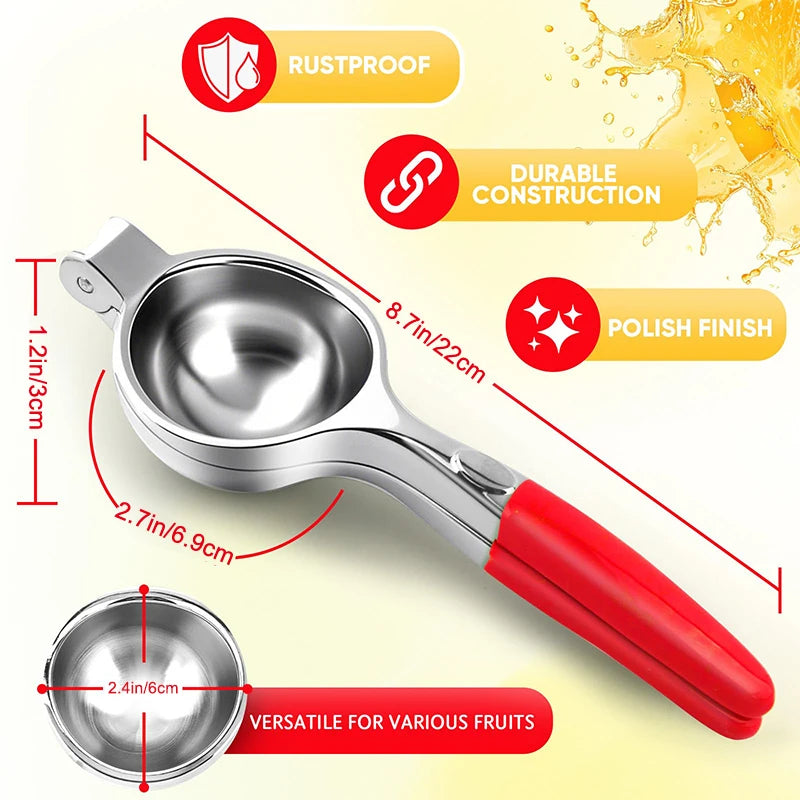 Extra Large Stainless Steel Lemon Squeezer | Manual Citrus Juicer Manual Citrus Juicer QXL