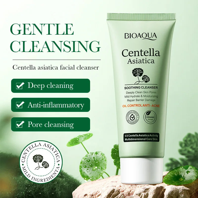 BIOAQUA Centella Asiatica Foaming Facial Cleanser 100g Foaming Facial Cleanser QXL