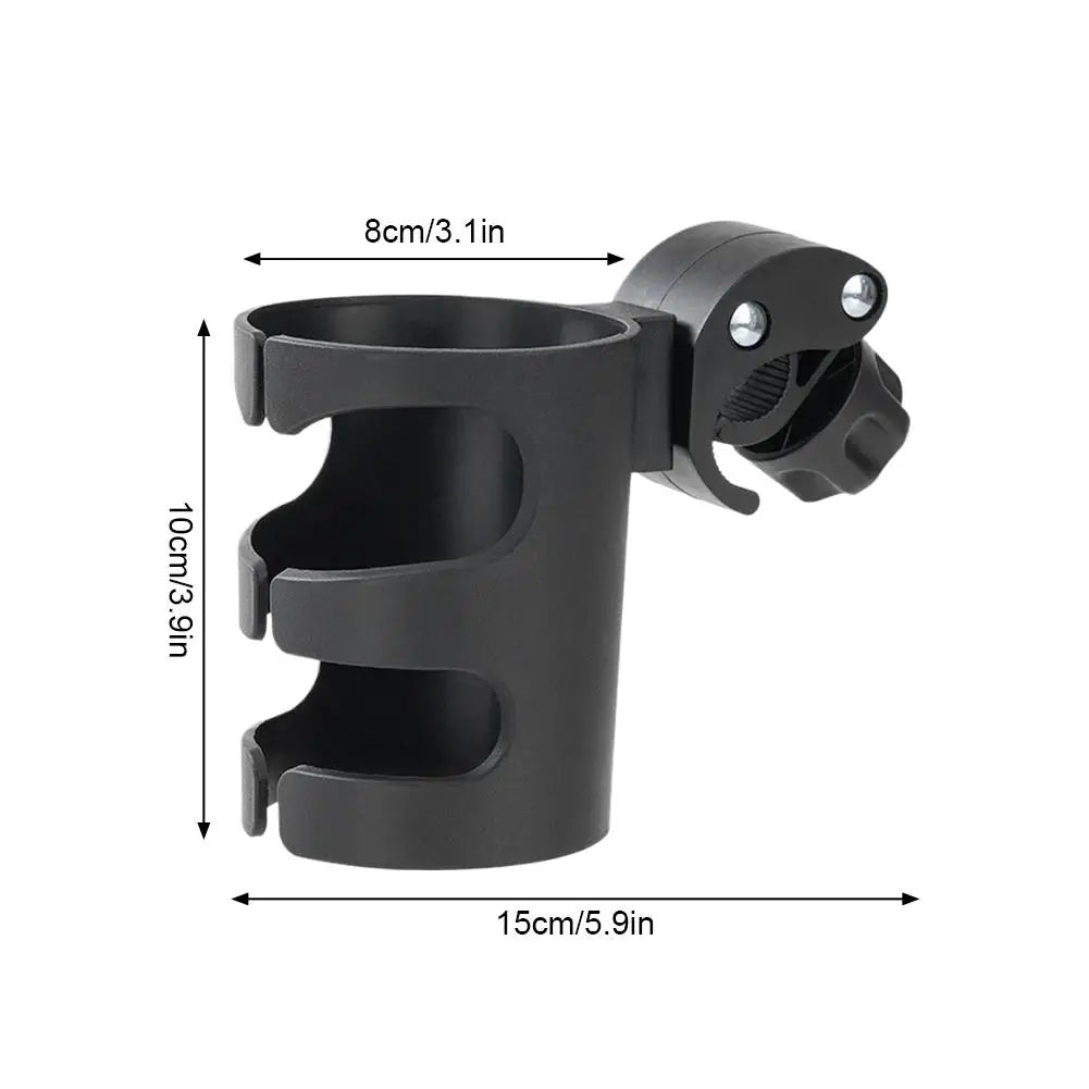 Universal Adjustable Cup Holder for Stroller & Bike | Clamp-On Clamp-On Cup Holder QXL